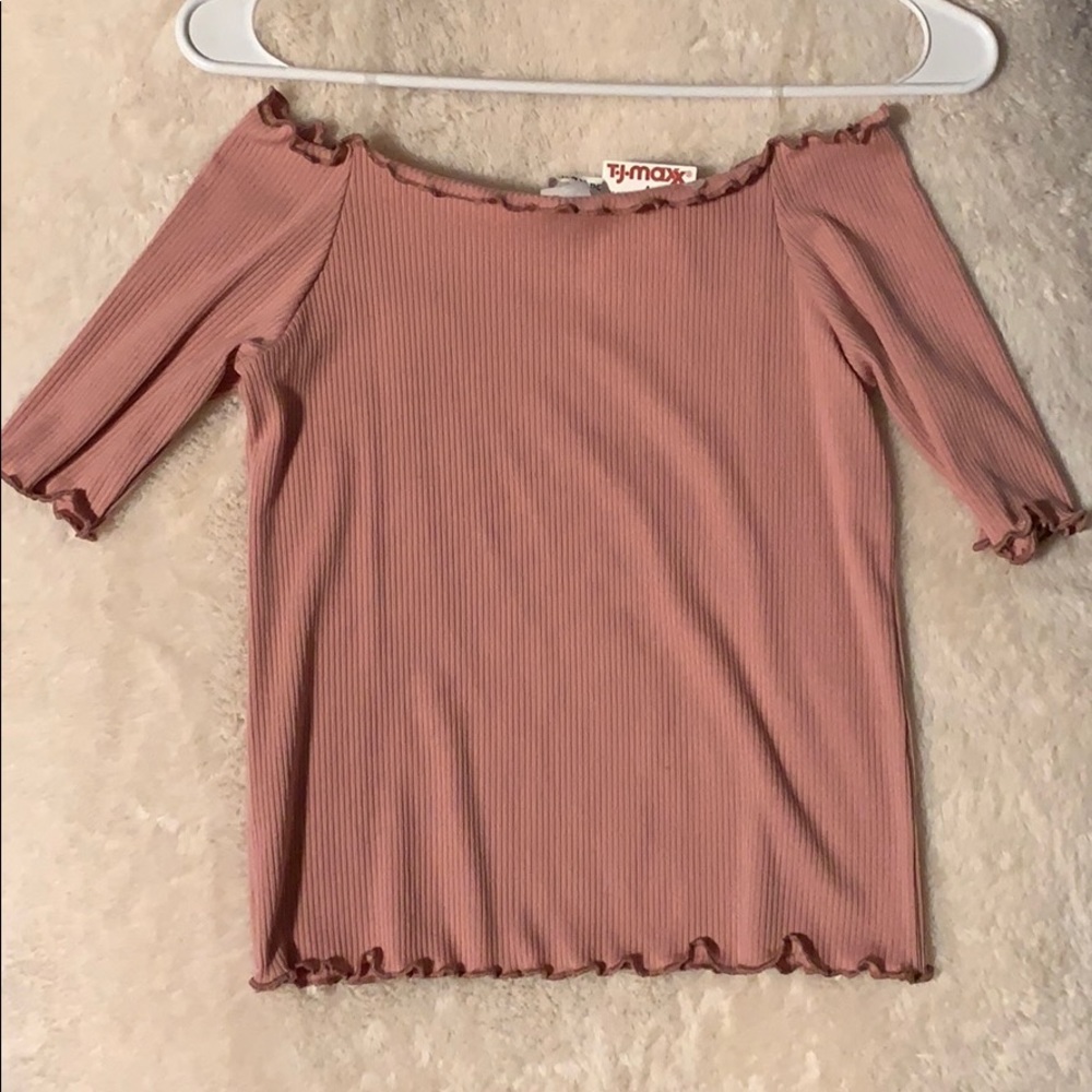 Off the shoulder shirt